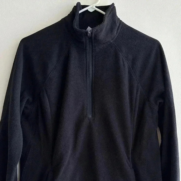 Old Navy Go-Warm Micro Performance Fleece 1/4-Zip Sweatshirt, Black Jack, M - Picture 2 of 16